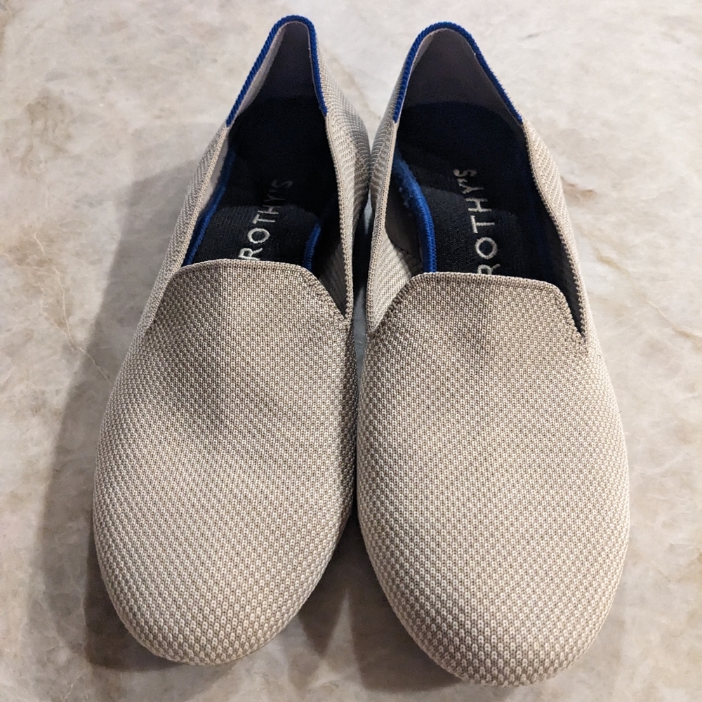 Rothy's loafer in flax